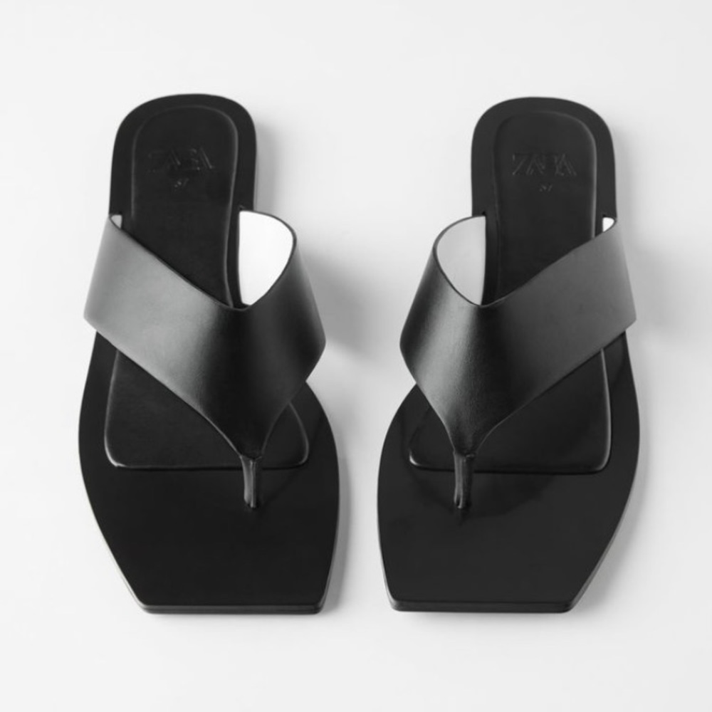 Zara Thong Sandals